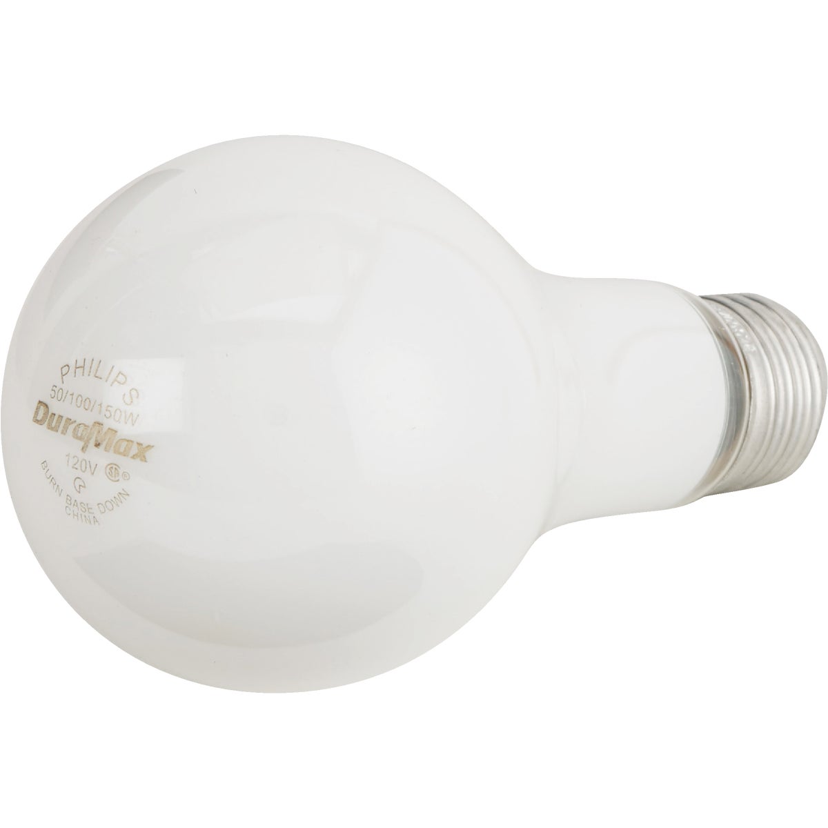 Philips Duramax 50/100/150W Frosted Soft White Medium Base A21 Incandescent 3-Way Light Bulb