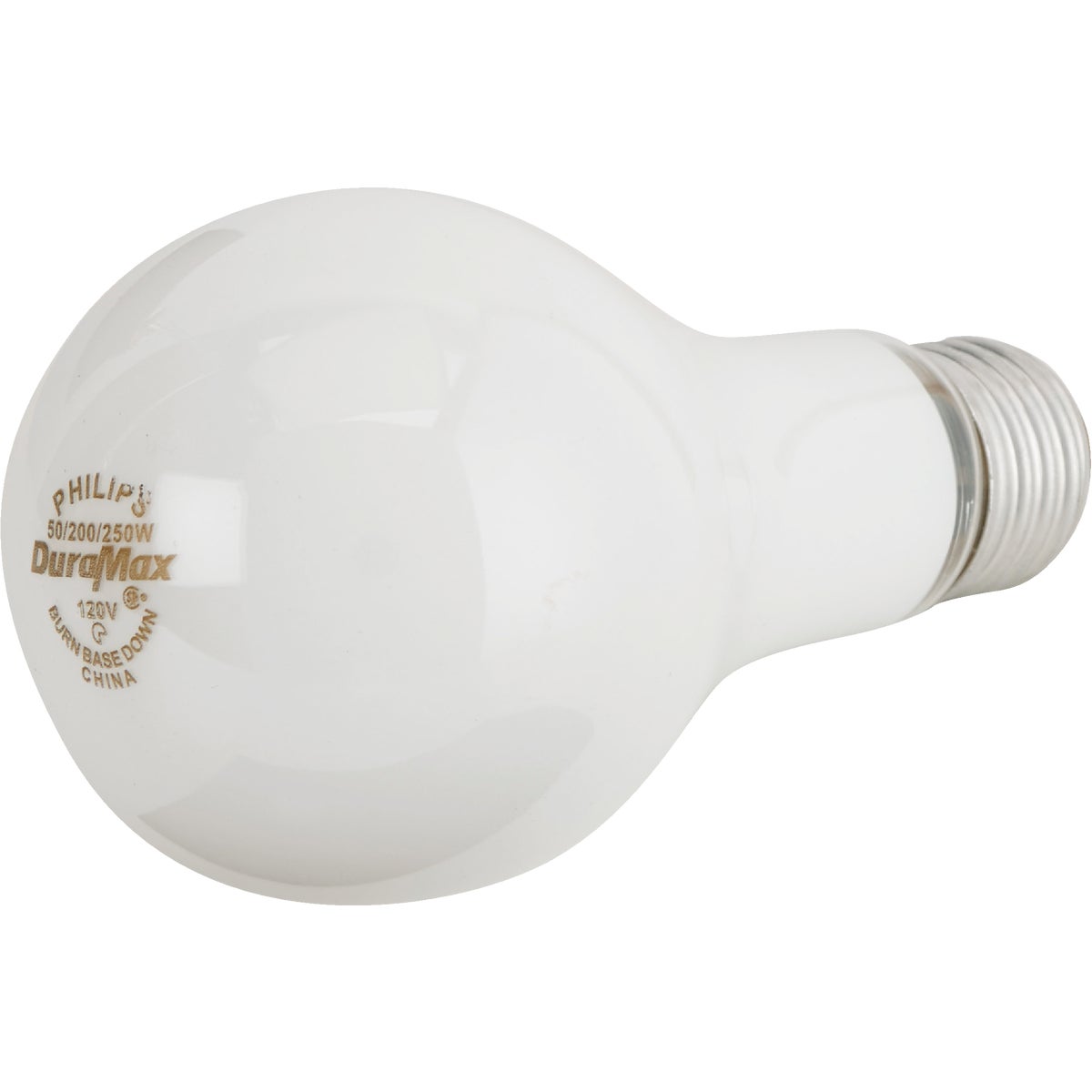 Philips Duramax 50/200/250W Frosted Soft White Medium Base A21 Incandescent 3-Way Light Bulb