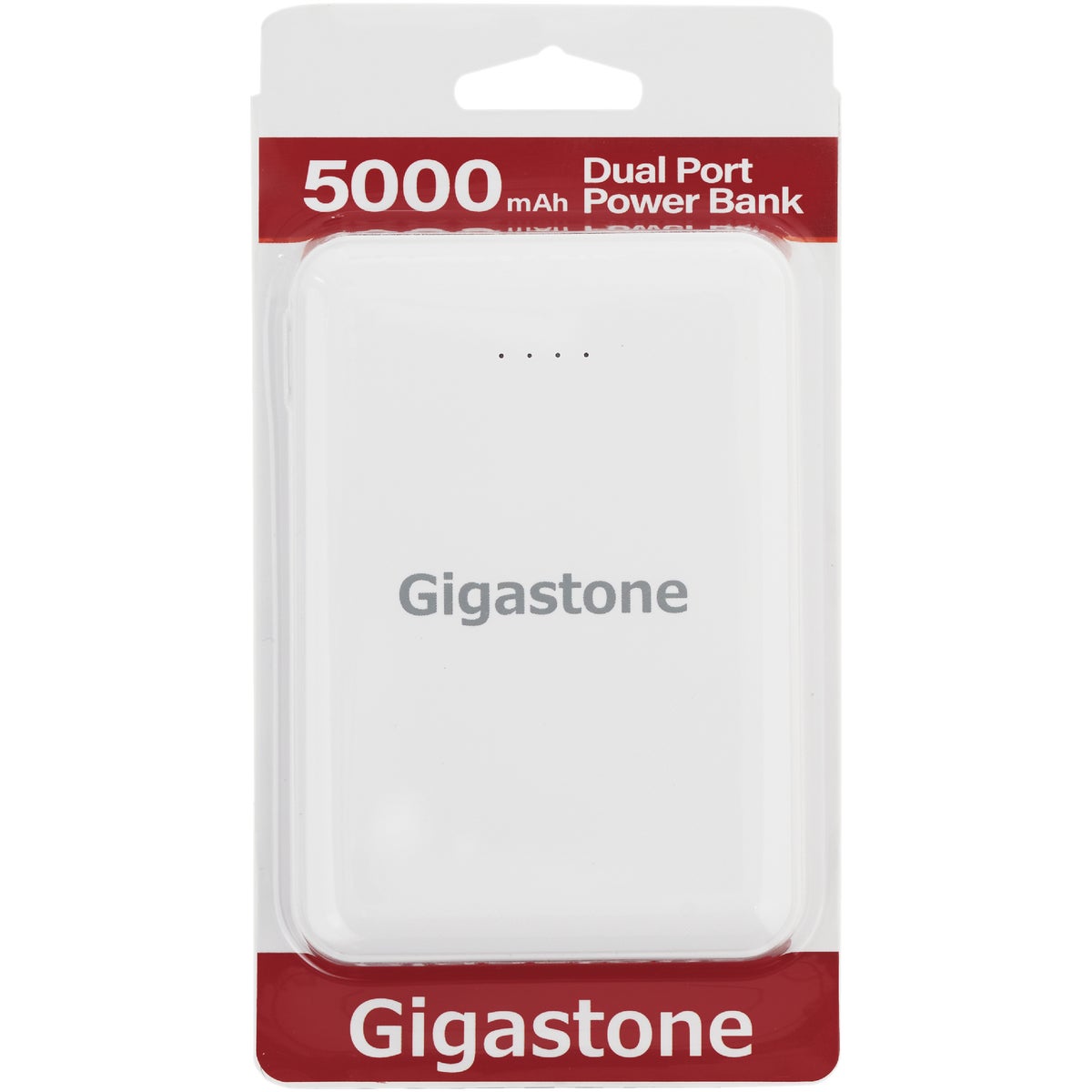 Gigastone 5000 mAh USB White Power Bank