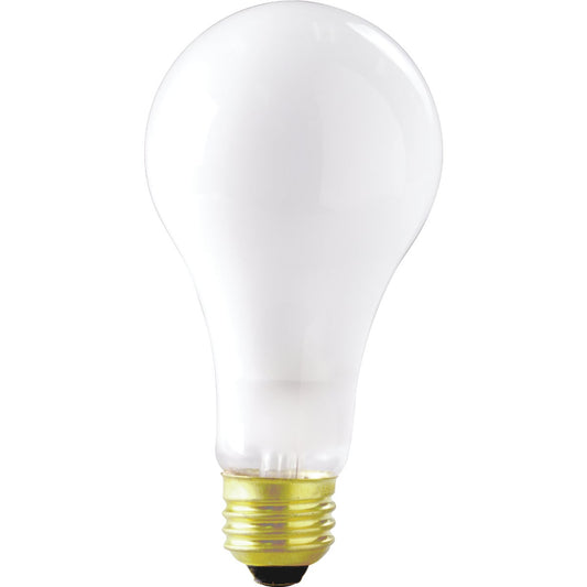 Satco 75W Frosted Medium Base A21 Soft White Incandescent Rough Service Light Bulb