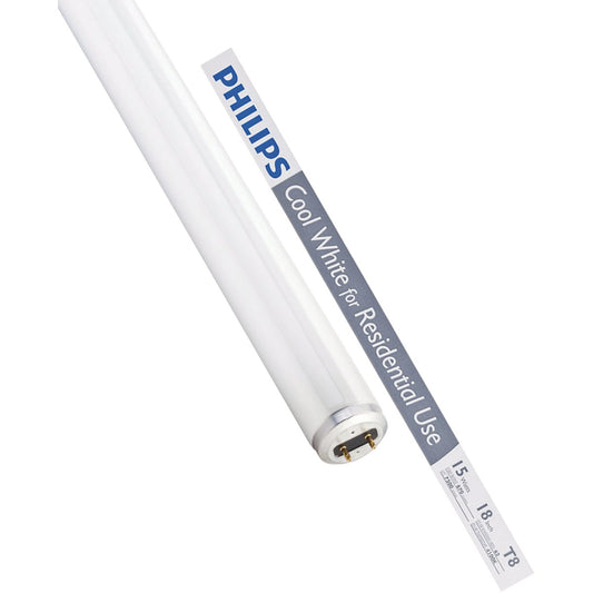 Philips ALTO 15W 18 In. Cool White T8 Medium Bi-Pin Fluorescent Tube Light Bulb