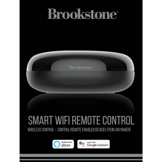 Brookstone Smart WiFi Black Remote Control