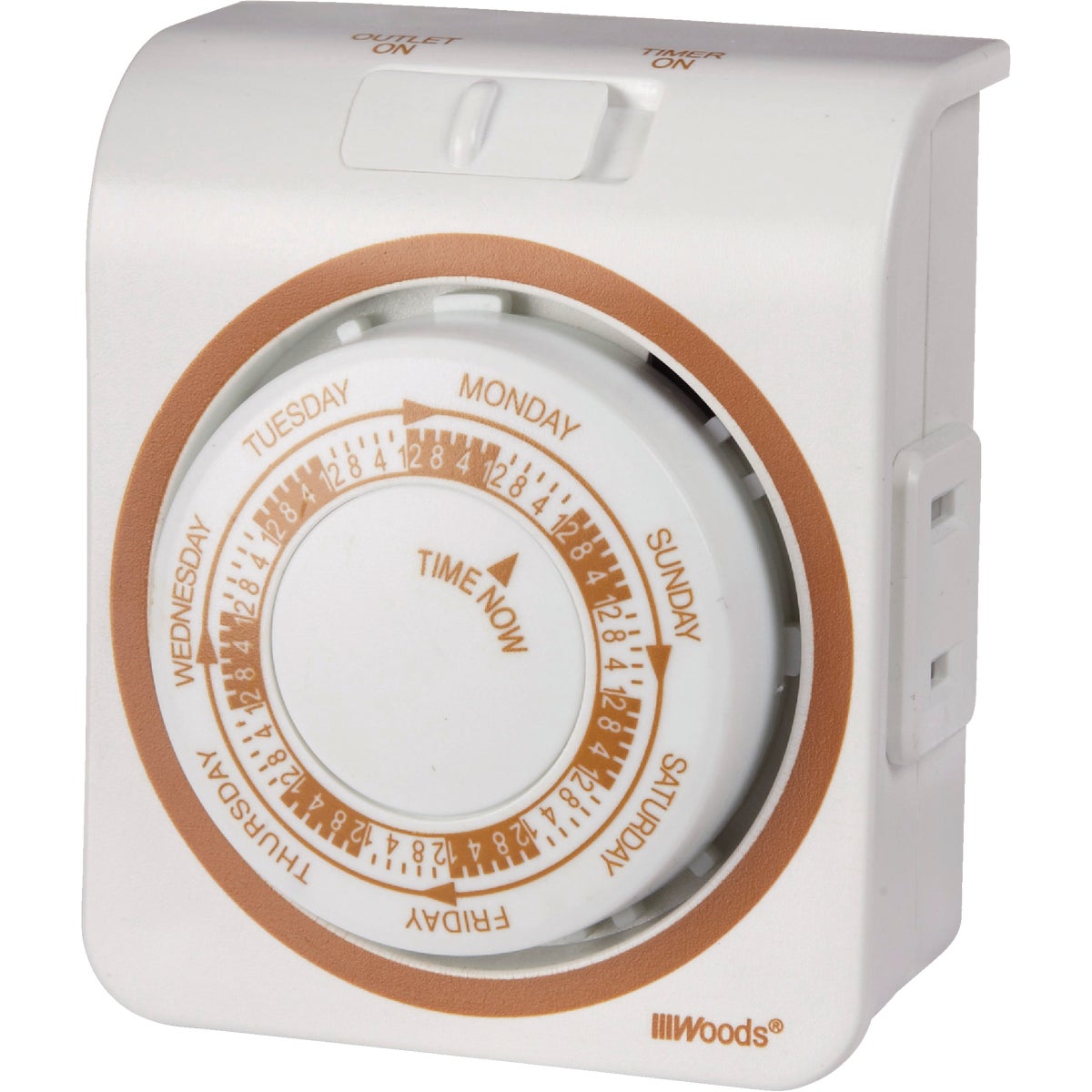 Woods 125V Indoor Mechanical Vacation Timer