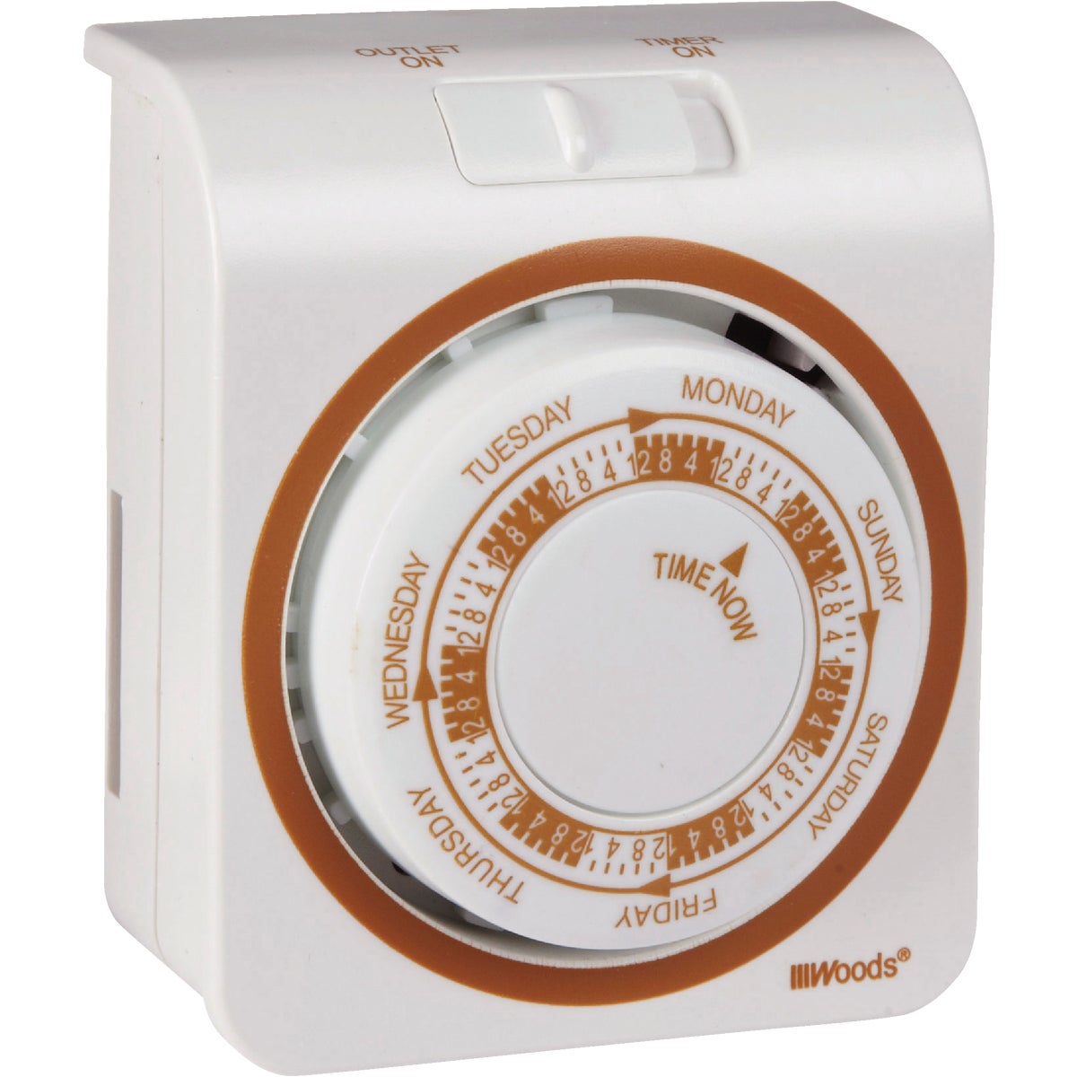 Woods 125V Indoor Mechanical Vacation Timer