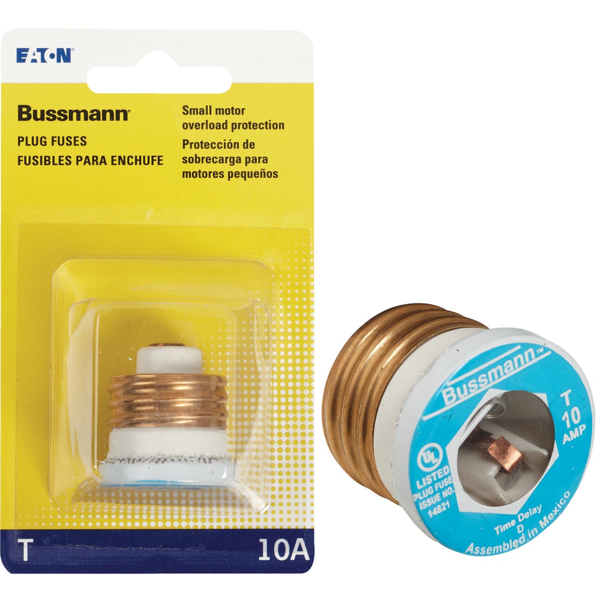 Bussmann 10A BP/T Time-Delay Plug Fuse