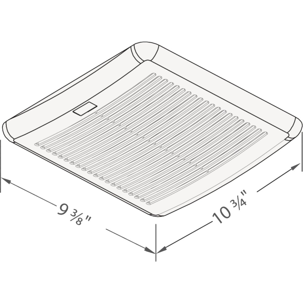 Delta BreezSlim 50 CFM 1.0-Sone 120V Bath Exhaust Fan