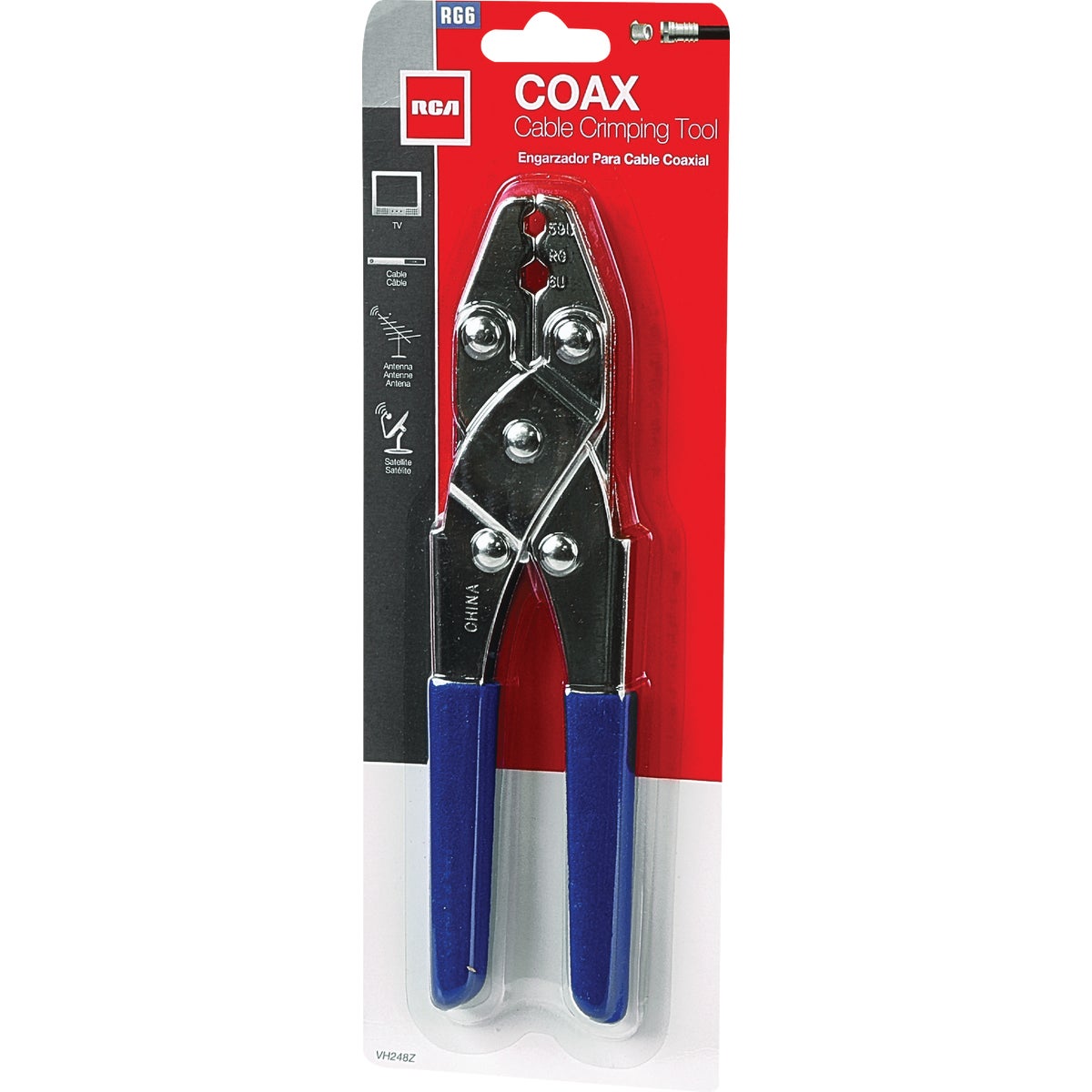 RCA 8 In. Coax Crimping Tool