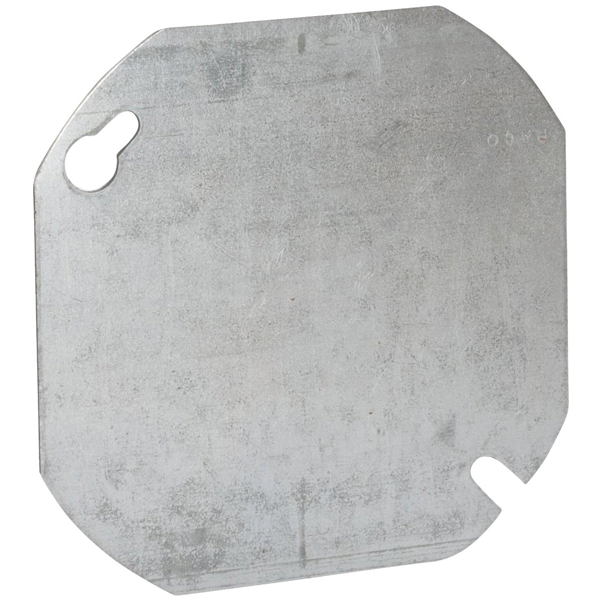 Raco 4 In. Blank Gray Round Box Cover