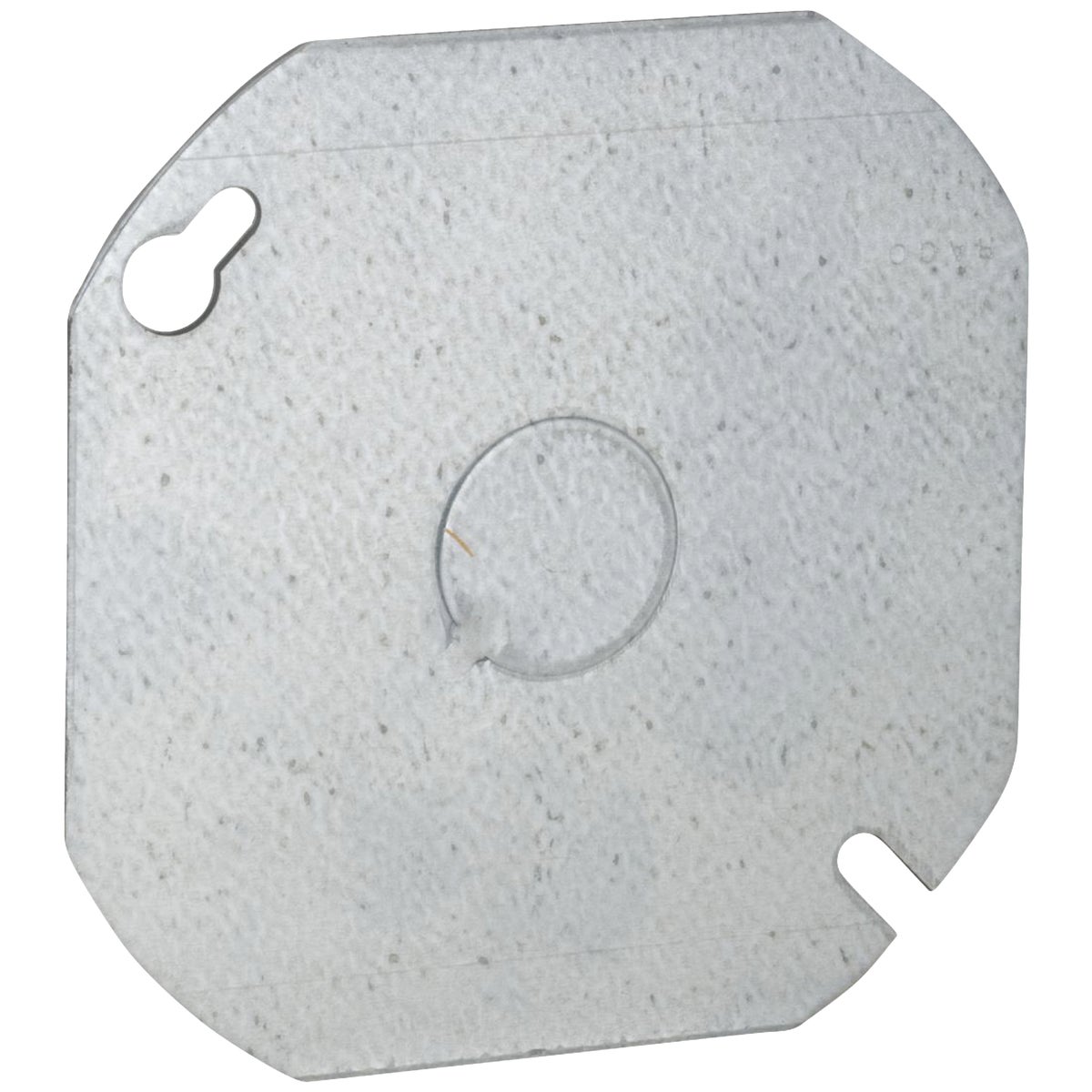 Raco 4 In. 1/2 In. Knockout Gray Round Box Cover