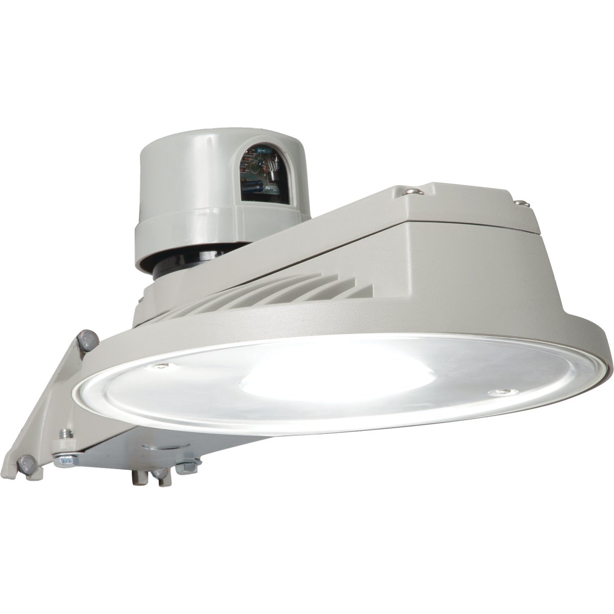 Halo Gray Dusk To Dawn 8100-Lumen LED Outdoor Area Light Fixture