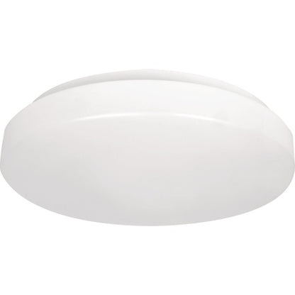 Satco Nuvo ColorQuick 11 In. White 1100-Lumen Color Temperature Selectable LED Flush Mount Light Fixture