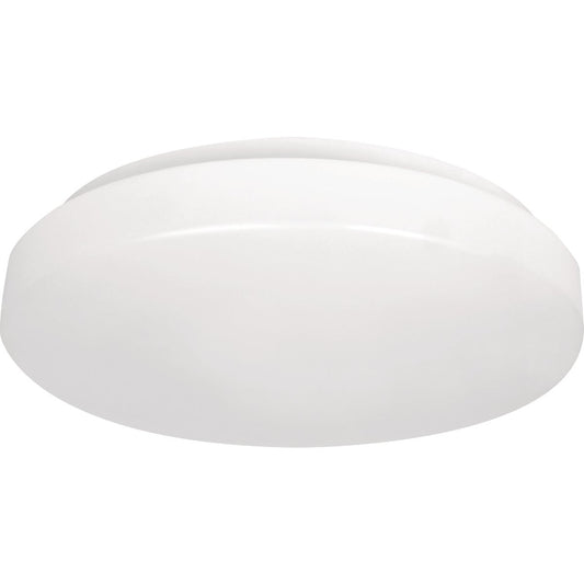 Satco Nuvo ColorQuick 11 In. White 1100-Lumen Color Temperature Selectable LED Flush Mount Light Fixture
