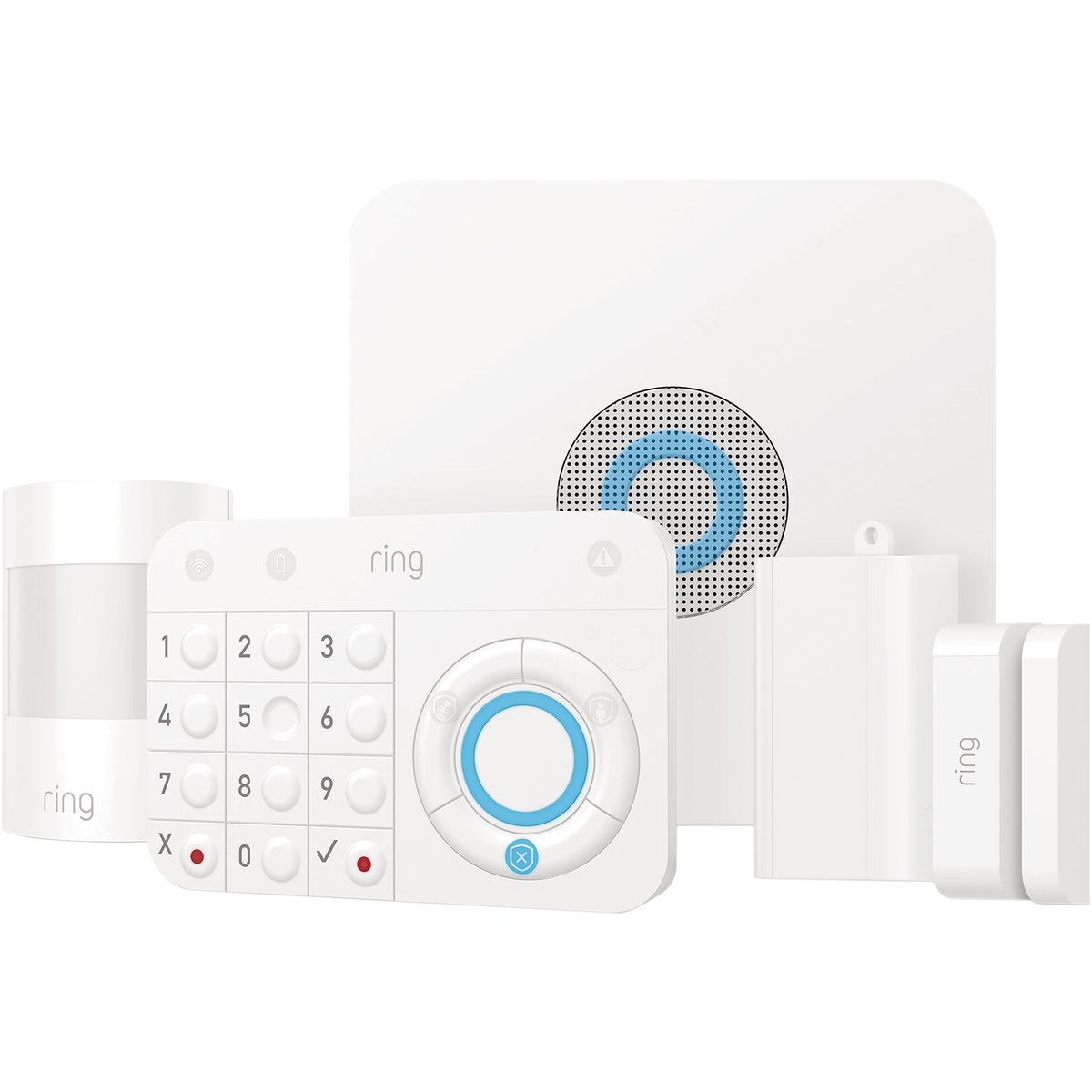 Ring Wireless Indoor White Motion Activated Alarm Kit