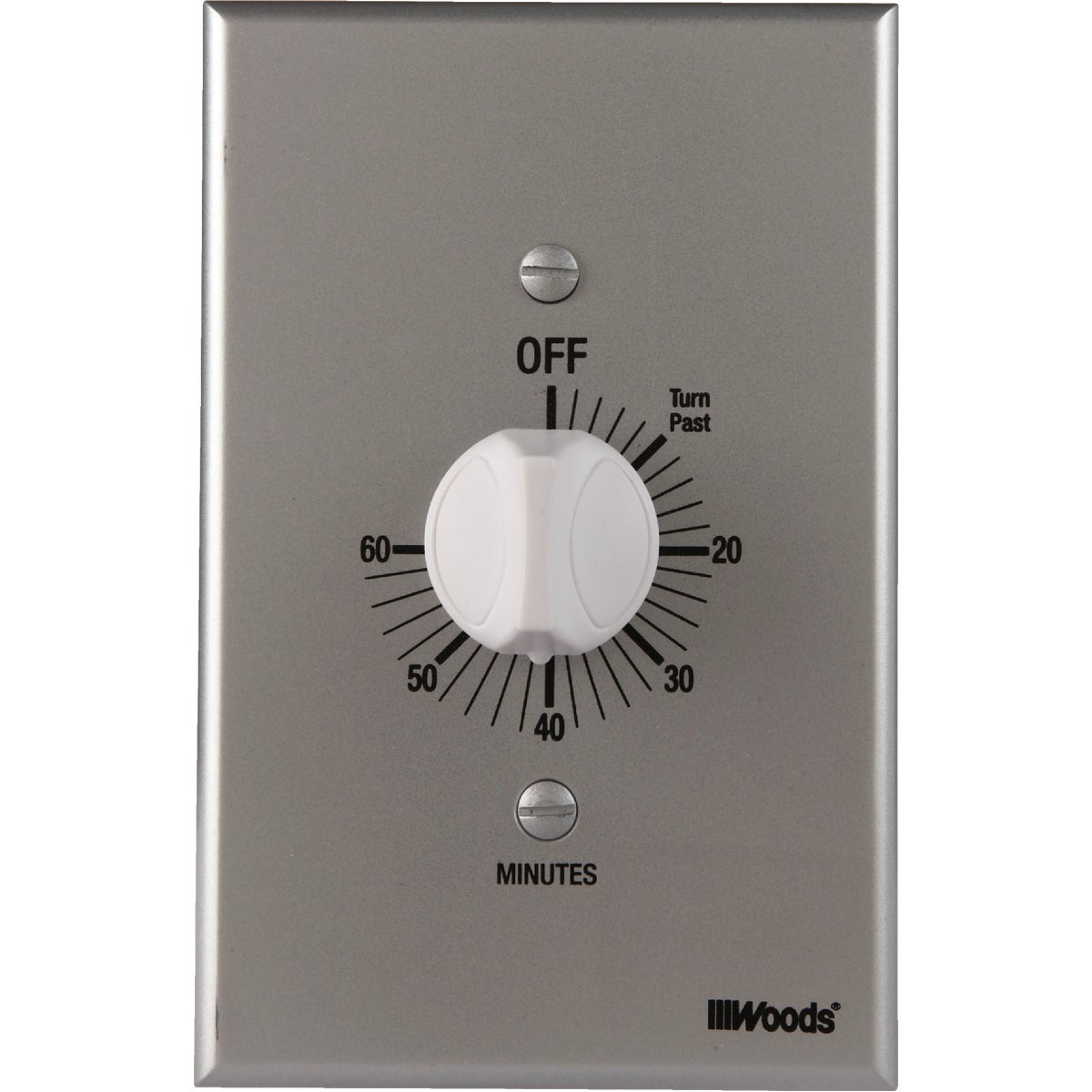 Woods 125V Gray Spring Wound Timer