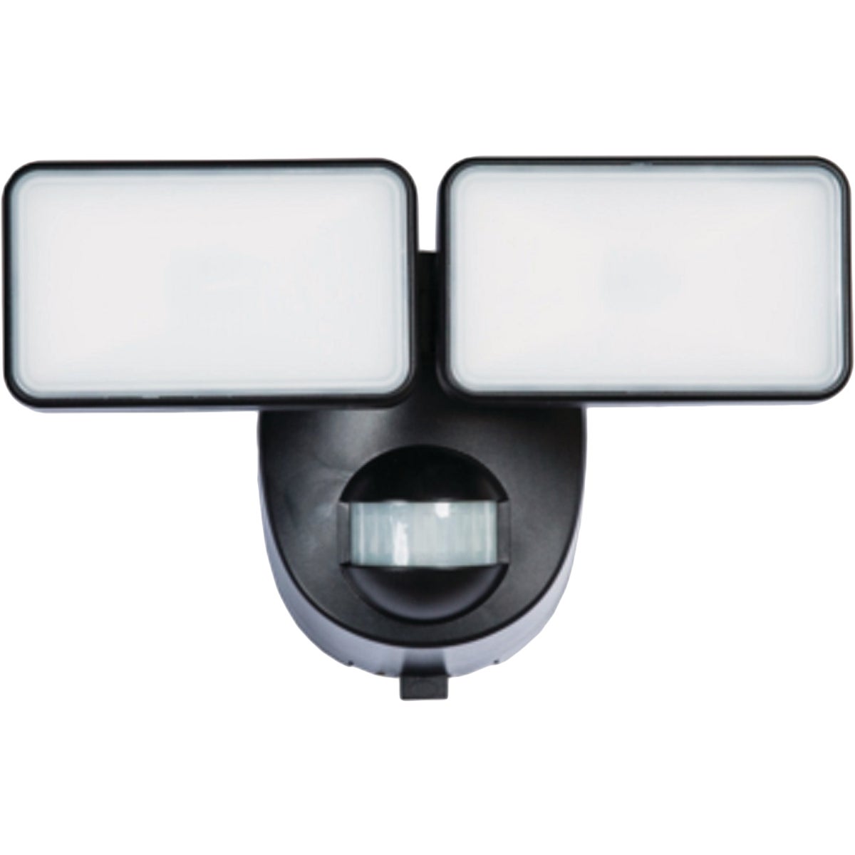 Heath Zenith Black 400 Lm. LED Motion Sensing/Dusk-To-Dawn Battery Operated Security Light Fixture