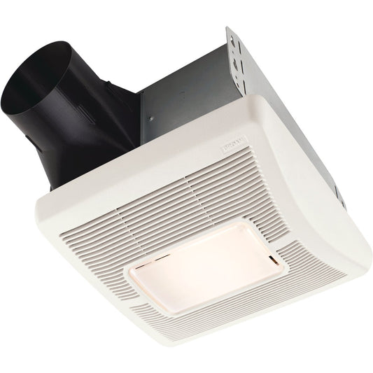 Broan Flex Series 50 CFM 1.5 Sones 120V Bath Exhaust Fan with Light