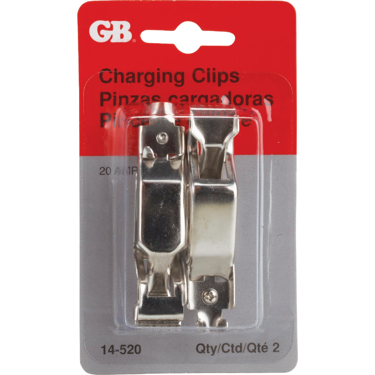 Gardner Bender 20A Steel Battery Charging Clip, (2-Count)