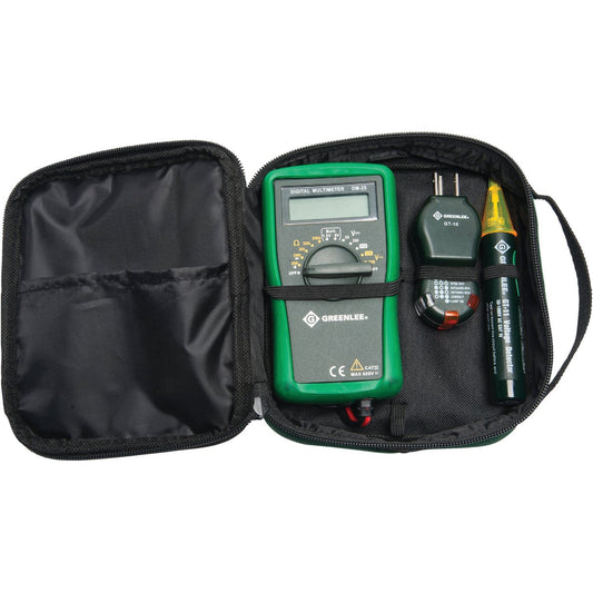 Greenlee 3-Piece Multimeter Test Kit with Case