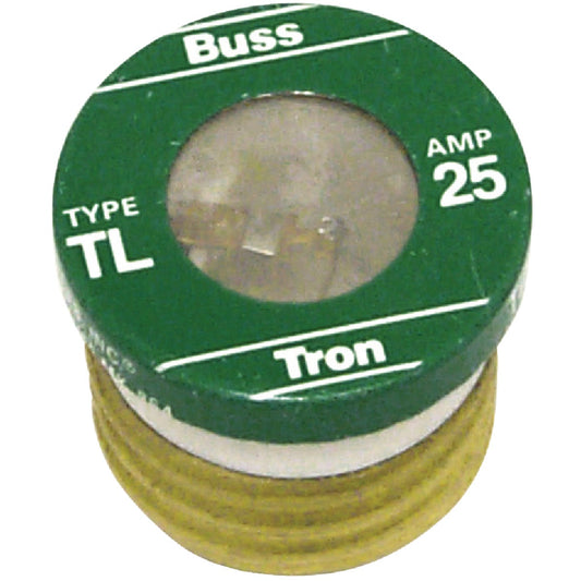 Bussmann 25A TL Time-Delay Plug Fuse (4-Pack)