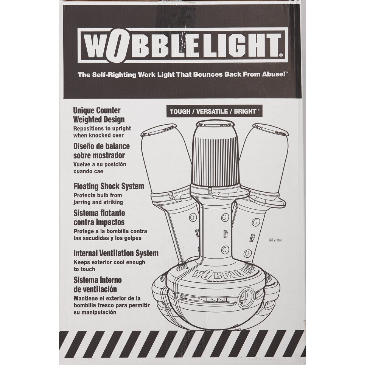 Wobblelight 15,000 Lm. Metal Halide Stand-Up Work Light