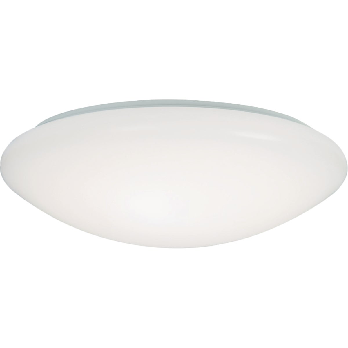 Metalux 9 In. White LED Flush Mount Ceiling Light Fixture with Selectable Color Temperature
