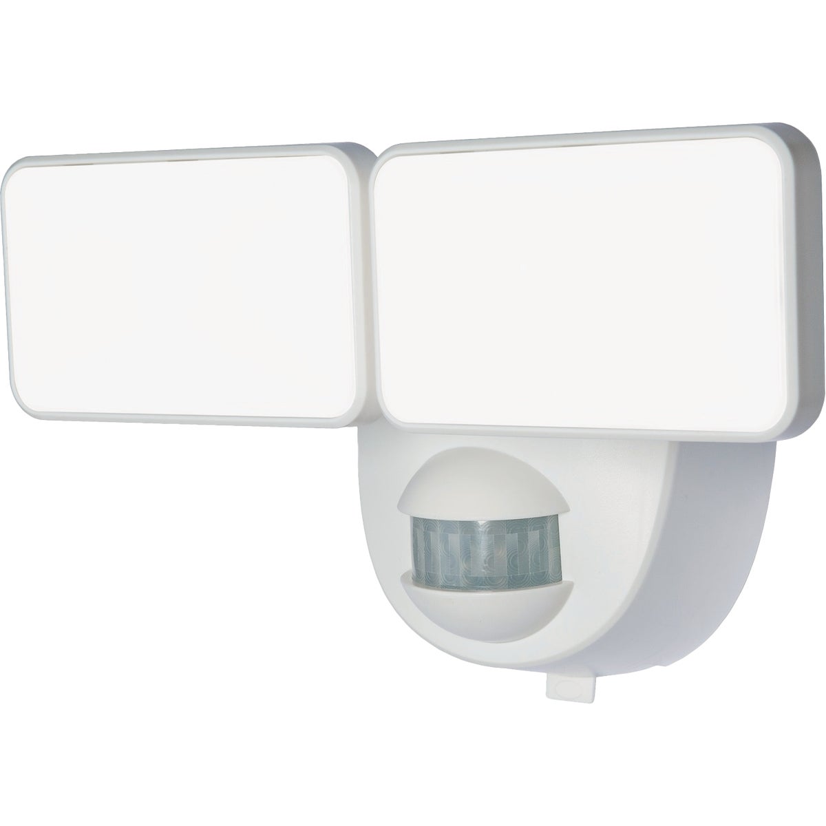 Heath Zenith White 400 Lm. LED Motion Sensing/Dusk-To-Dawn Battery Operated Security Light Fixture