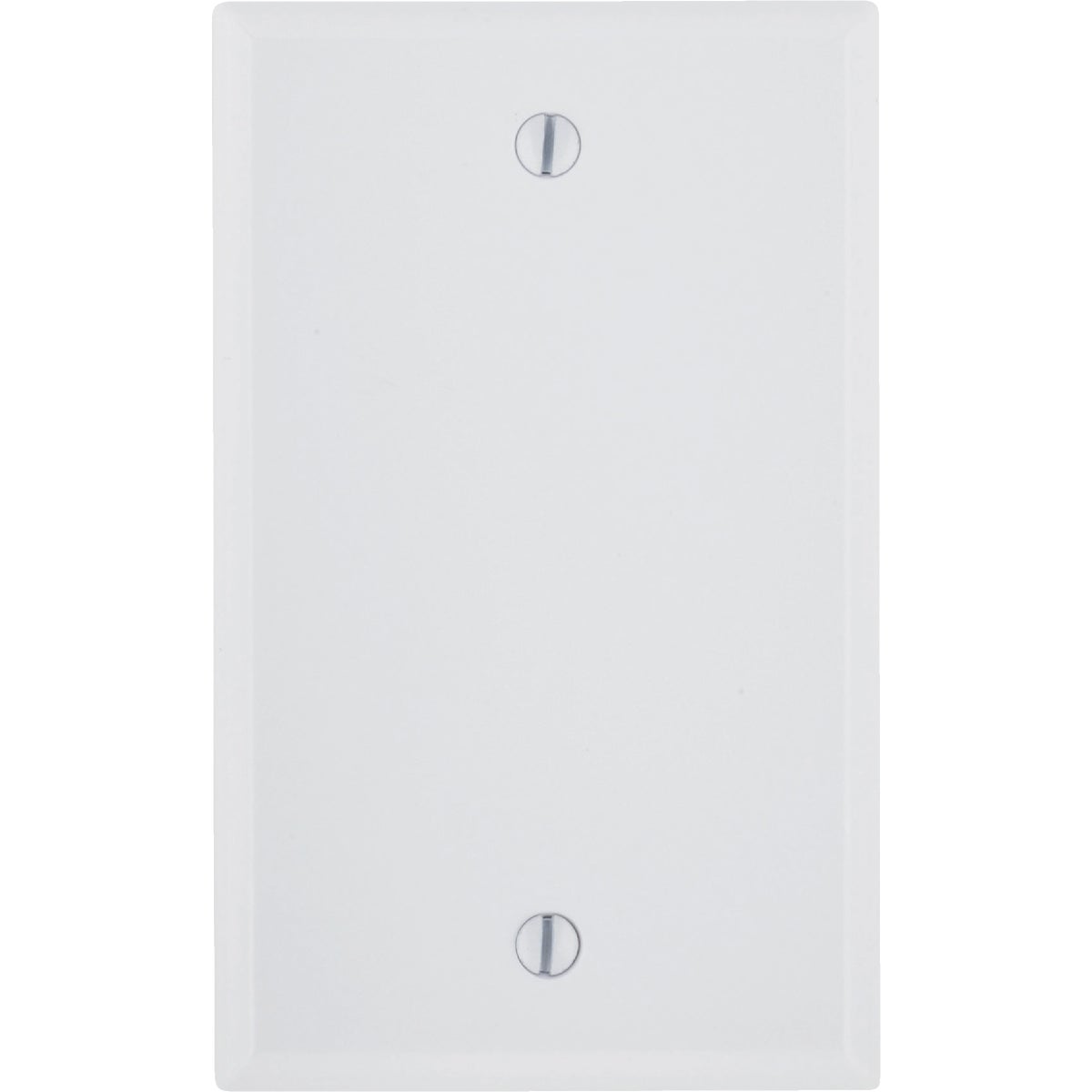 Leviton 1-Gang Standard Thermoset Blank Wall Plate, White