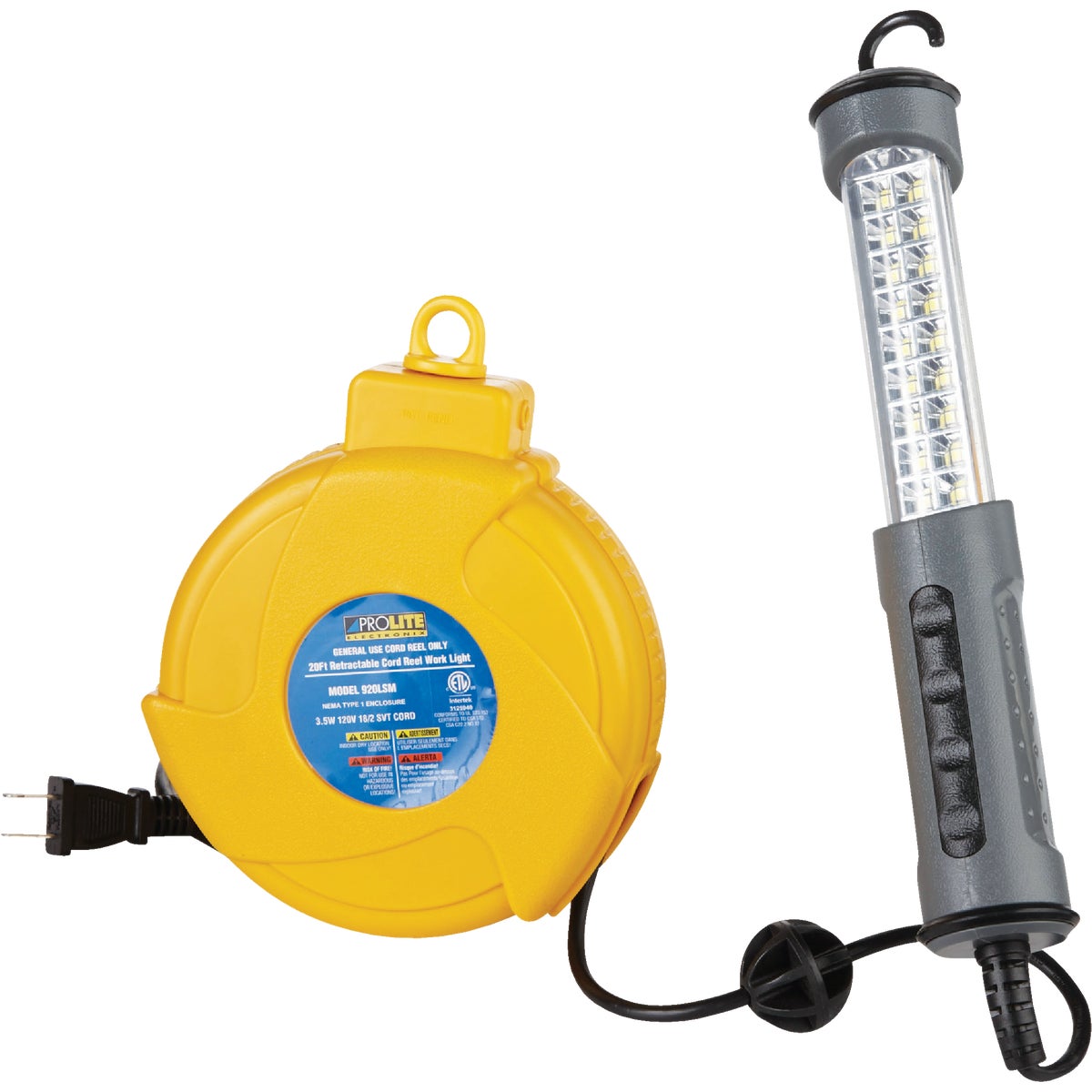 ProLite Electronix LED Trouble Light with 20 Ft. Power Cord