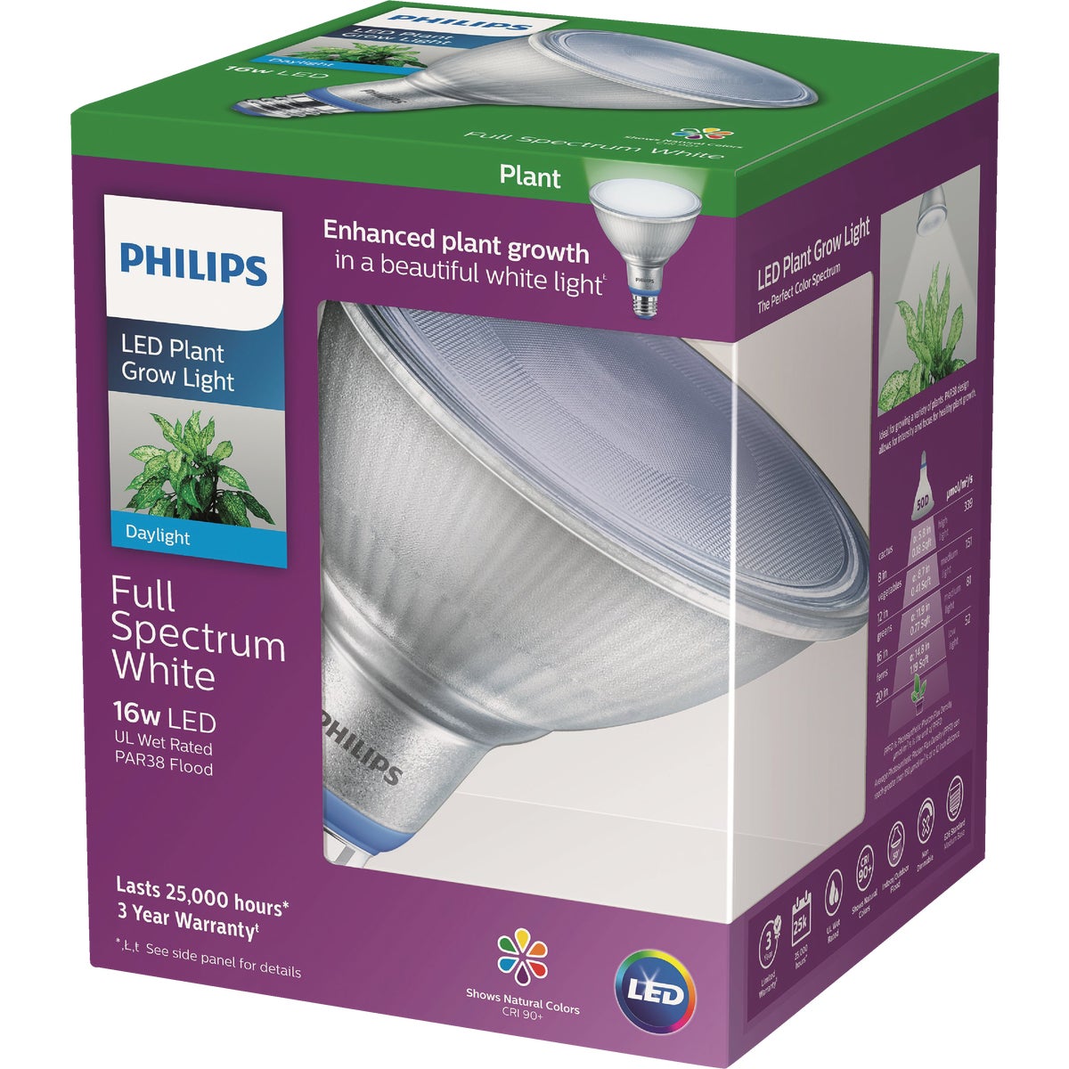 Philips Daylight PAR38 Medium LED Plant Floodlight Light Bulb