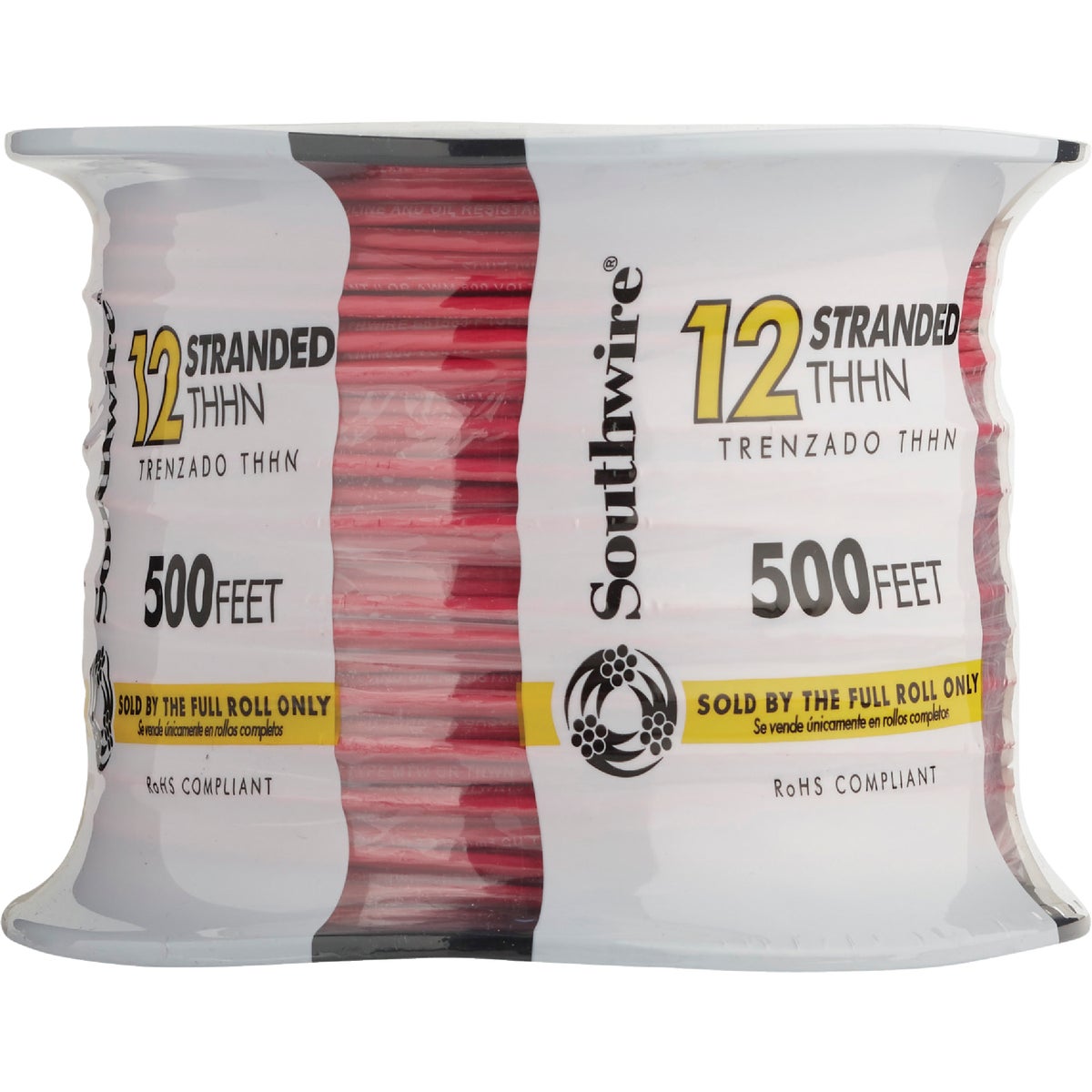 Southwire 500 Ft. 12 AWG Stranded Red THHN Electrical Wire