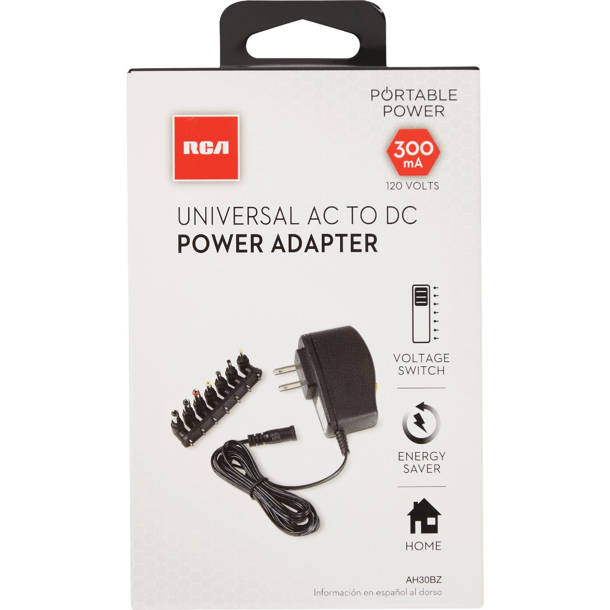 RCA Universal Black AC Power Adapter