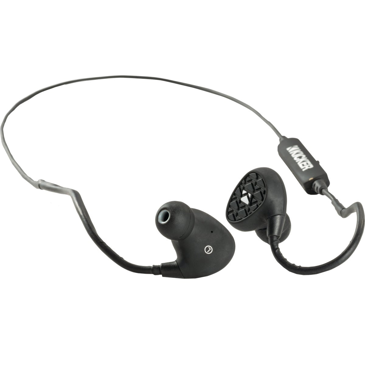 Kicker EB400 Waterproof Bluetooth Black Earbuds