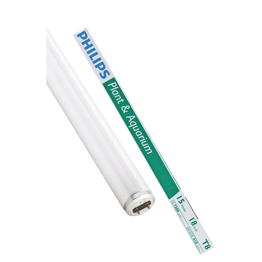 Philips 15W 18 In. Soft White T8 Medium Bi-Pin Plant & Aquarium Fluorescent Tube Light Bulb
