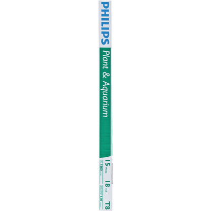 Philips 15W 18 In. Soft White T8 Medium Bi-Pin Plant & Aquarium Fluorescent Tube Light Bulb