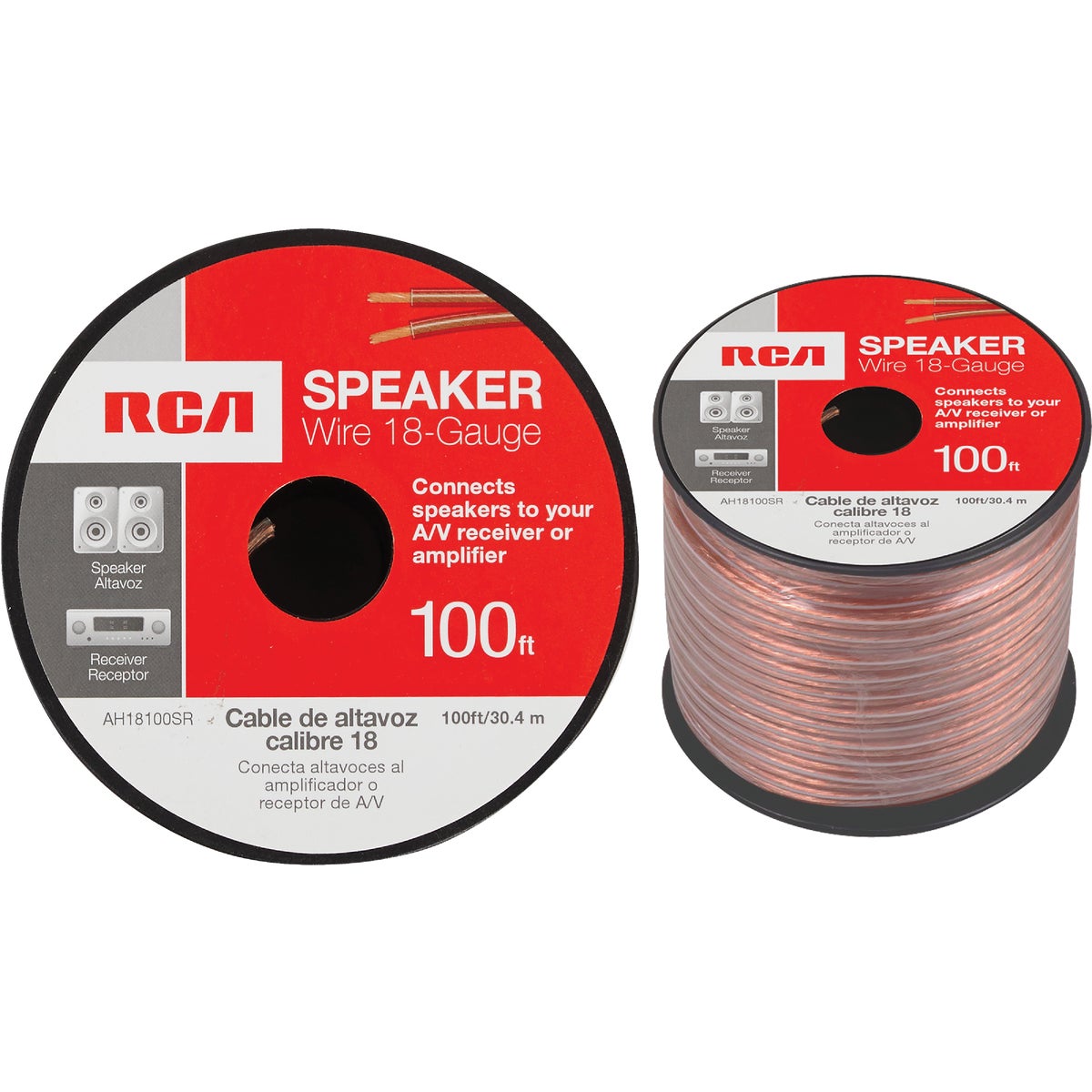 RCA 100 Ft. 18-2 Stranded Speaker Wire