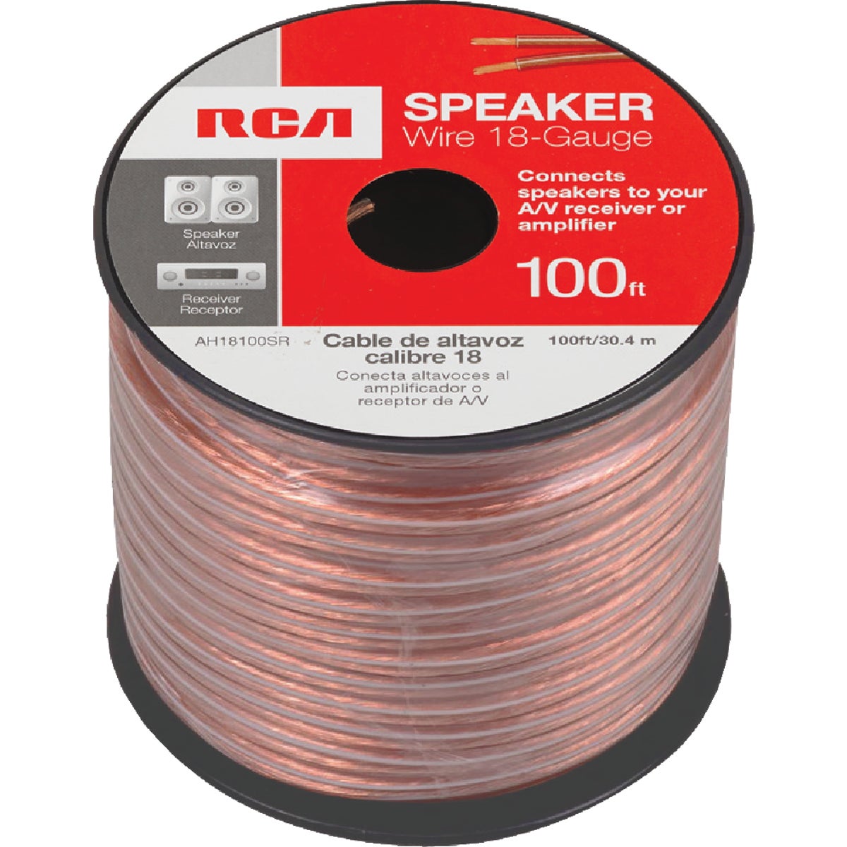 RCA 100 Ft. 18-2 Stranded Speaker Wire