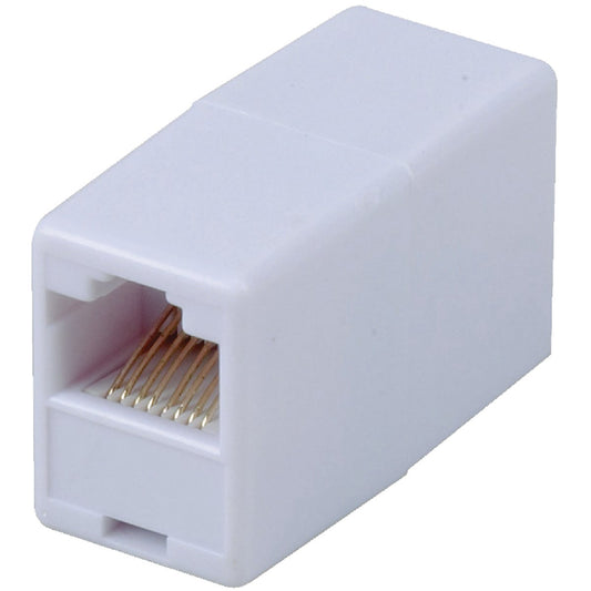 RCA White Phone Cord Coupler