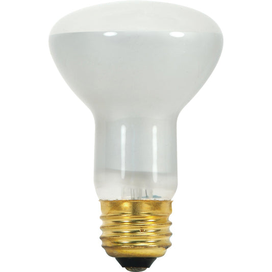 Satco 45W 130V Frosted Medium Base R20 Reflector Incandescent Floodlight Light Bulb