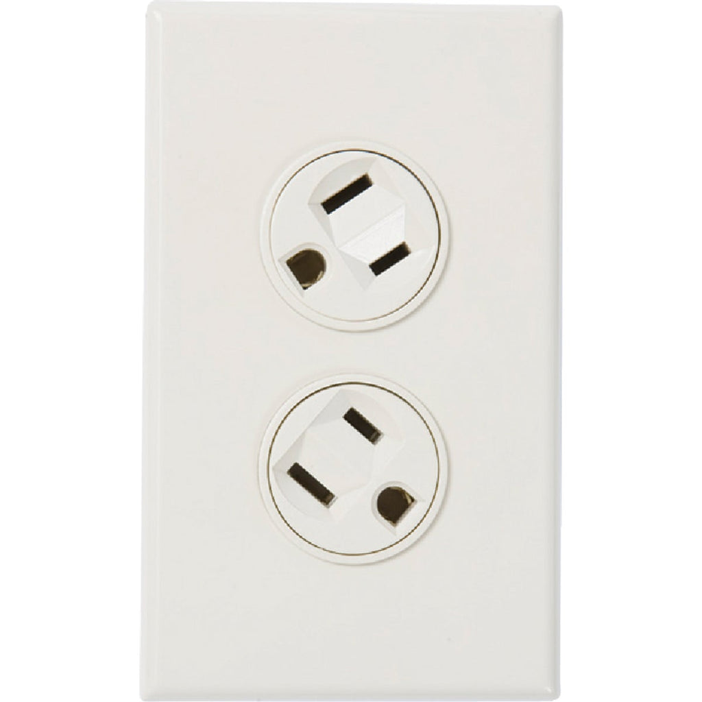 360 Electrical 15A White Rotating 5-15R Duplex Outlet