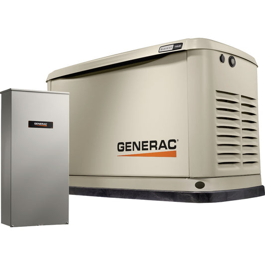 Generac Guardian WiFi 14,000W Natural Gas/LP Home Standby Generator with Smart Switch