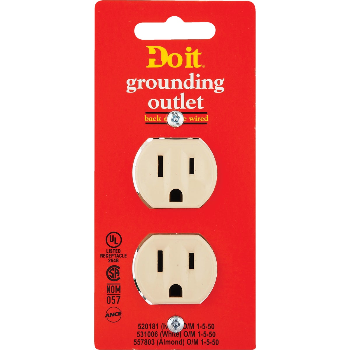 Do it 15A Ivory Residential Grade 5-15R Duplex Outlet