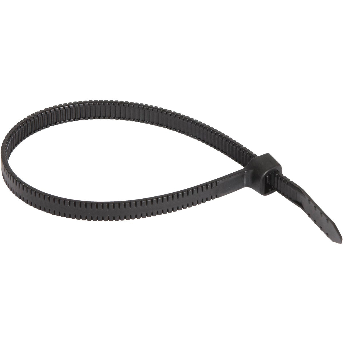 Catamount Twist Tail 7 In. x 0.187 In. Black Nylon Cable Tie (50-Pack)