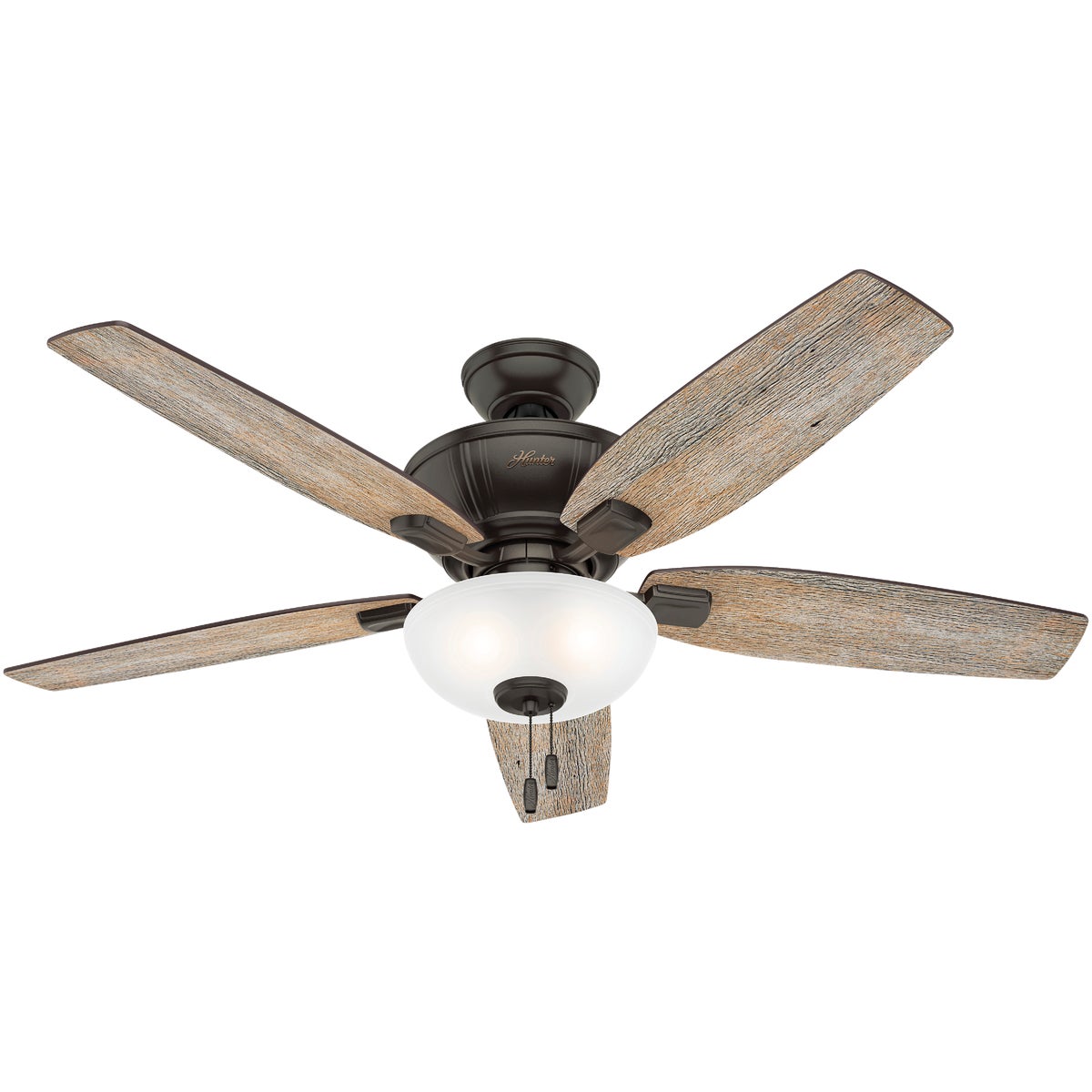 Hunter Kenbridge 52 In. Noble Bronze Ceiling Fan with Light Kit