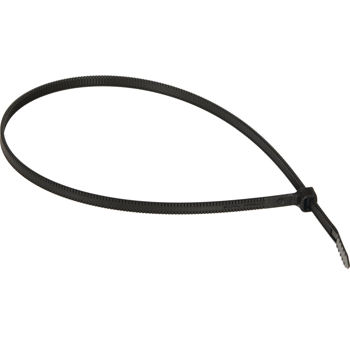 Catamount Twist Tail 14 In. x 0.187 In. Black Nylon Cable Tie (50-Pack)