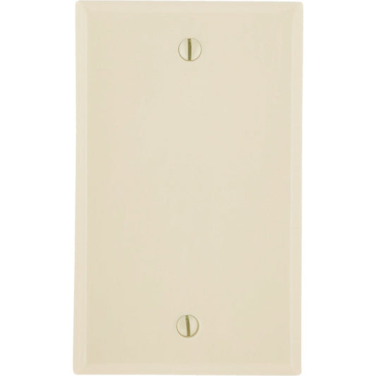 Leviton 1-Gang Standard Thermoset Blank Wall Plate, Ivory