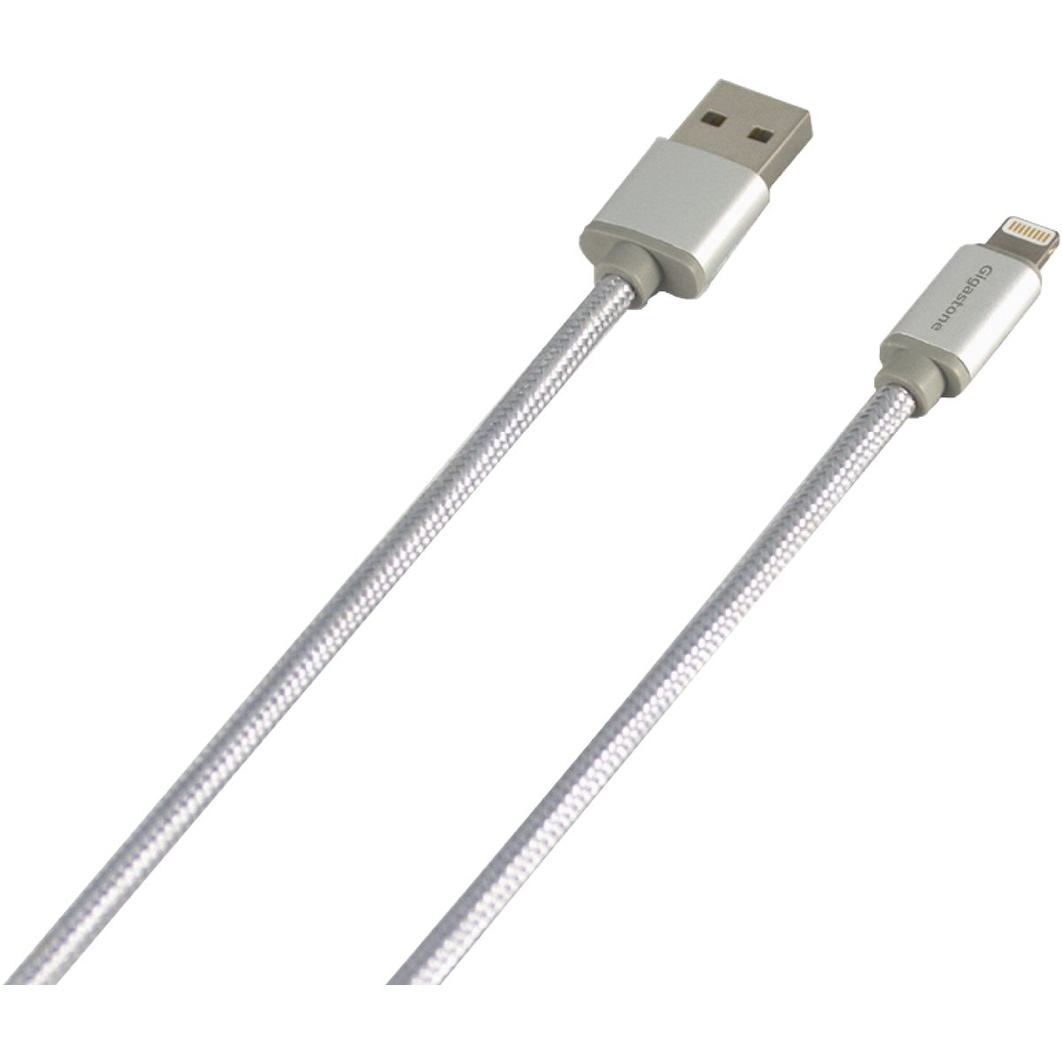 Gigastone 5 Ft. White USB to Lightning Charging & Sync Cable