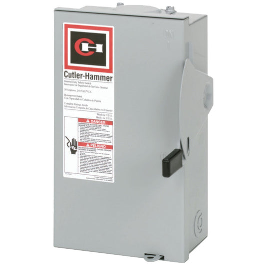 Eaton 30A DG Series Rainproof General-Duty Safety Switch