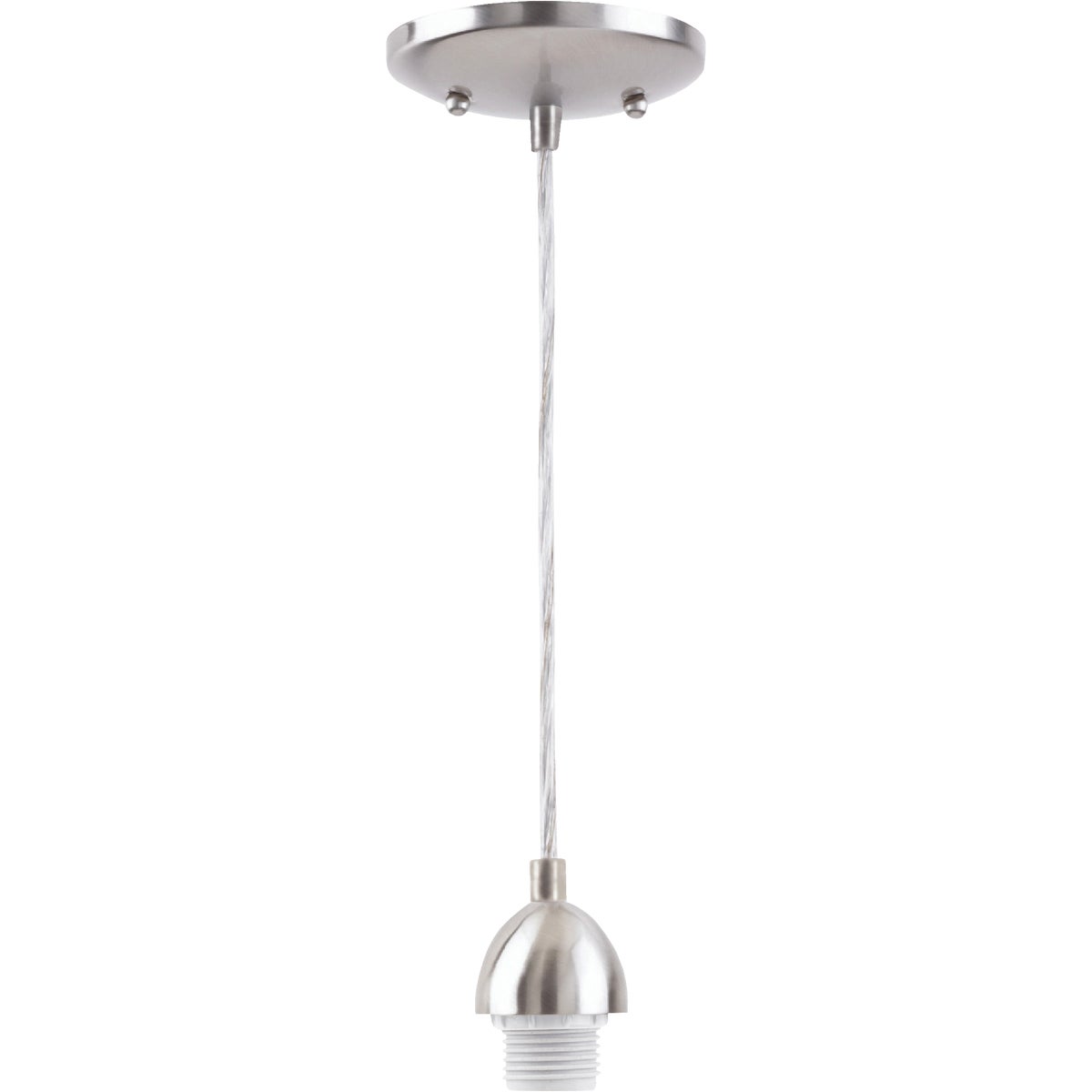 Westinghouse 1 Bulb Brushed Nickel Incandescent Pendant Light Fixture