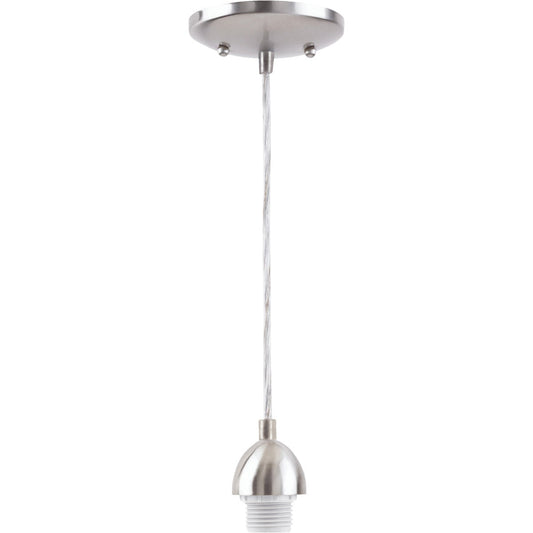 Westinghouse 1 Bulb Brushed Nickel Incandescent Pendant Light Fixture