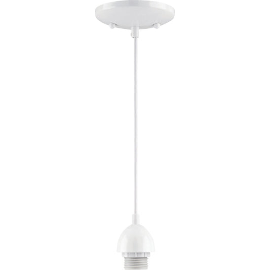 Westinghouse 1 Bulb White Incandescent Pendant Light Fixture